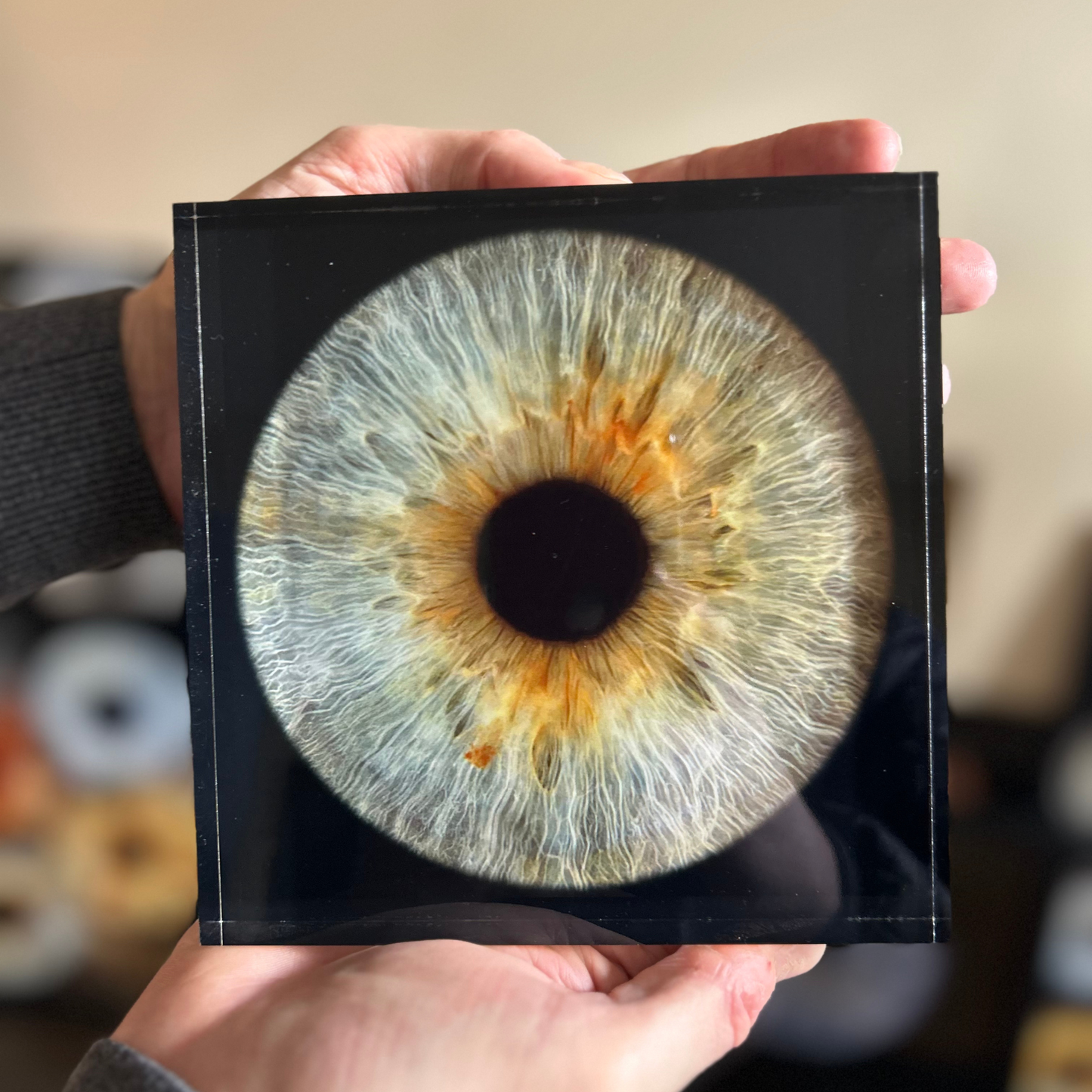 Acrylic Square Iris Blocks