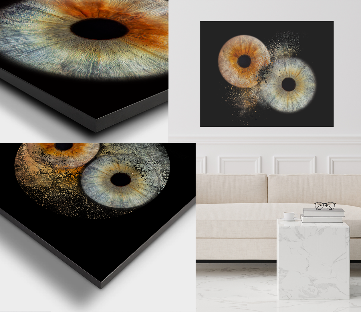 Art Panel Iris Wall Art