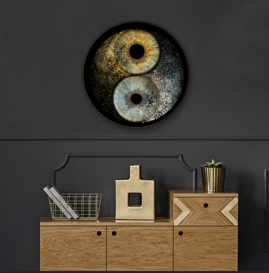 Acrylic Sphere Iris Wall Art