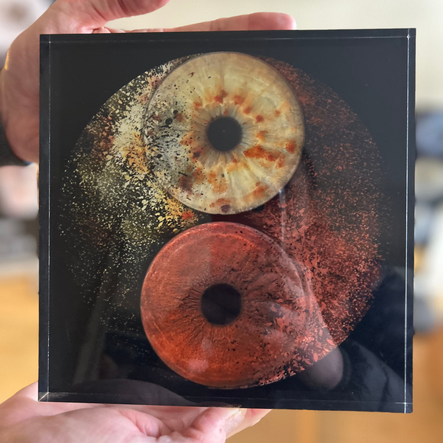 Acrylic Square Iris Blocks