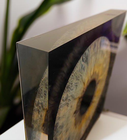 Acrylic Square Iris Photo Blocks