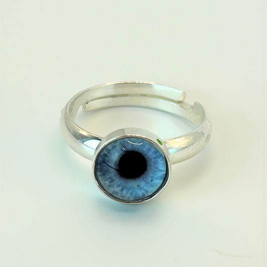 Personalised Sterling-Silver Iris Ring