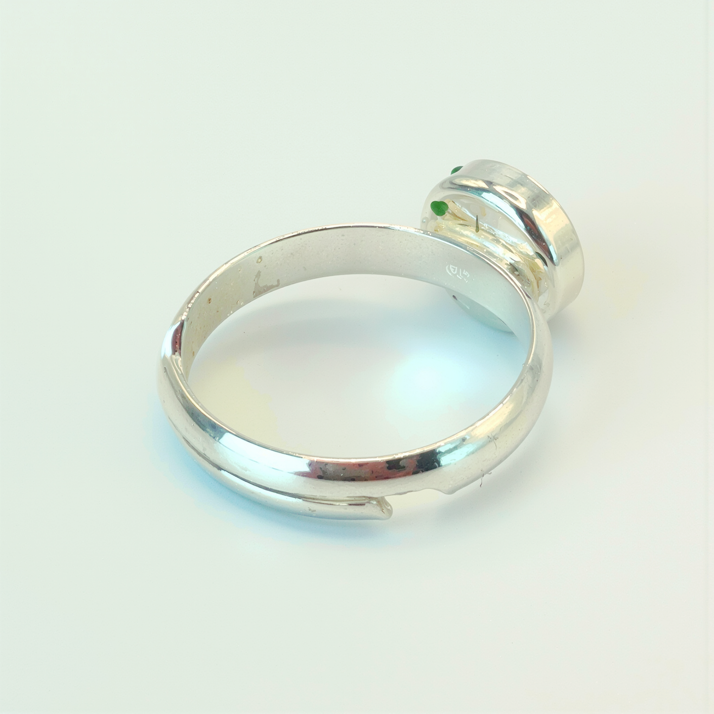 Personalised Sterling-Silver Iris Ring